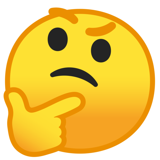 樂 Thinking Emoji - Copy and Paste - EmojiFaces